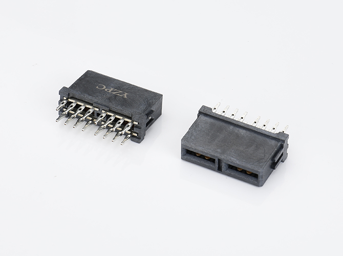 電池座2P黑膠30U LCP